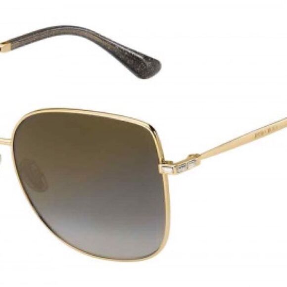 JIMMY CHOO FANNY/G/SK sunglasses gold and grey brand new in case main image 5